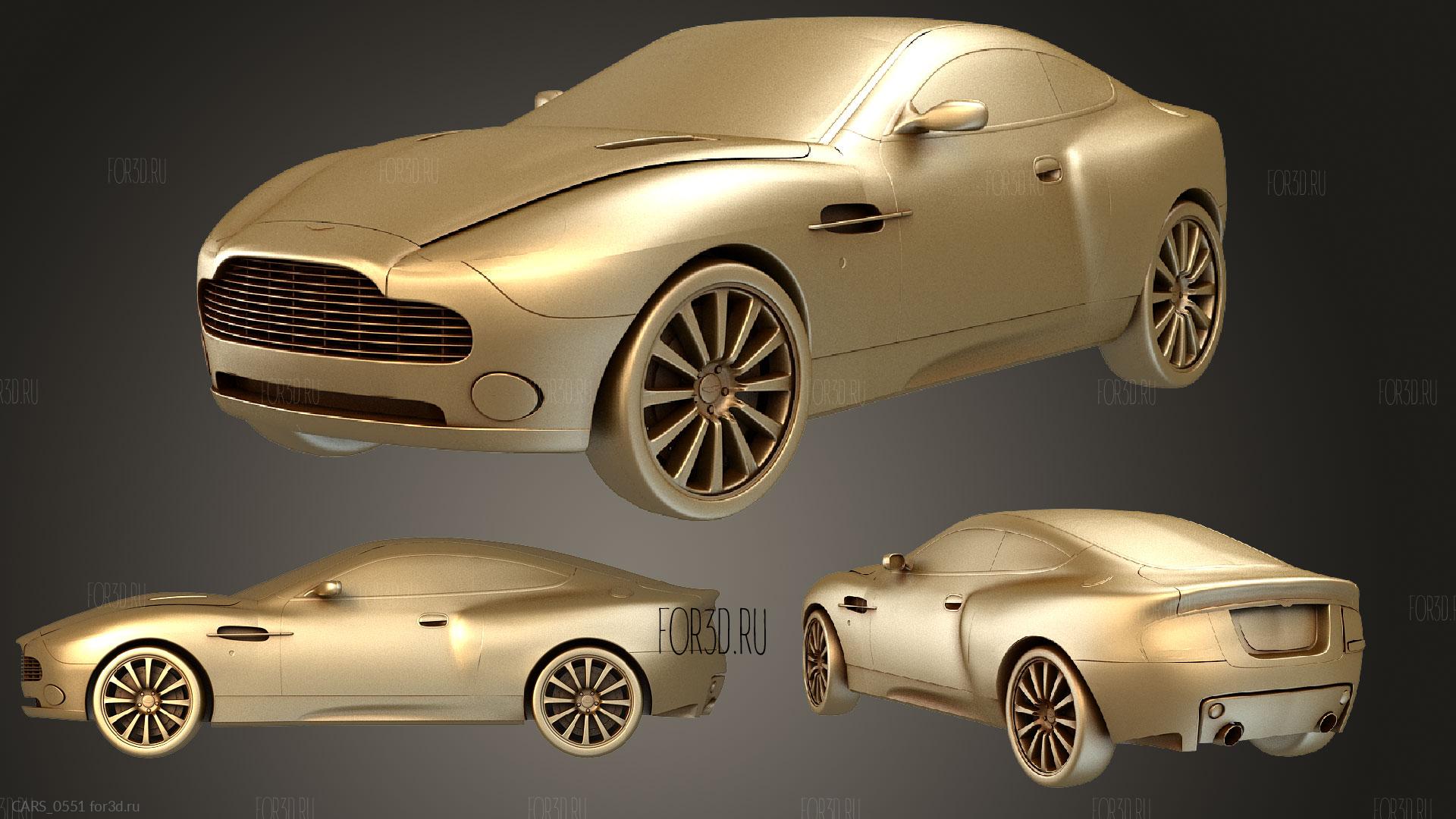 Aston Martin max - 3d stl модель для ЧПУ